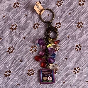 NATURAL LIFE Friends Forever Beaded Keychain